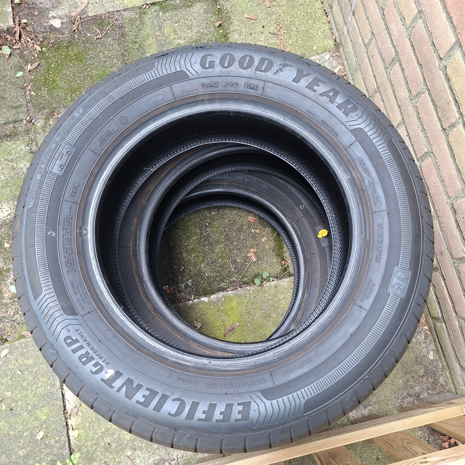Autobanden 4 stuks, Ophalen