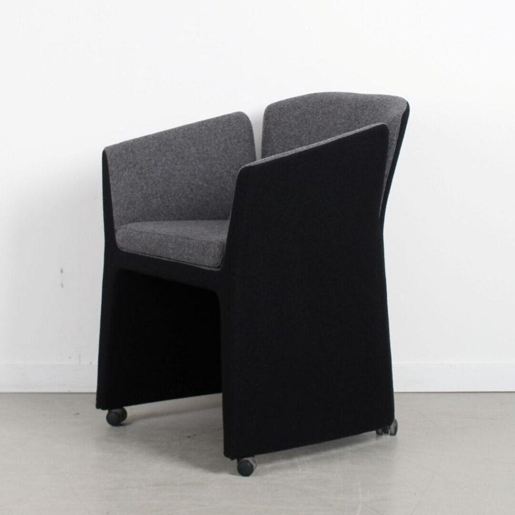 Montis Lotus Fauteuil Grijs/Zwart Stof