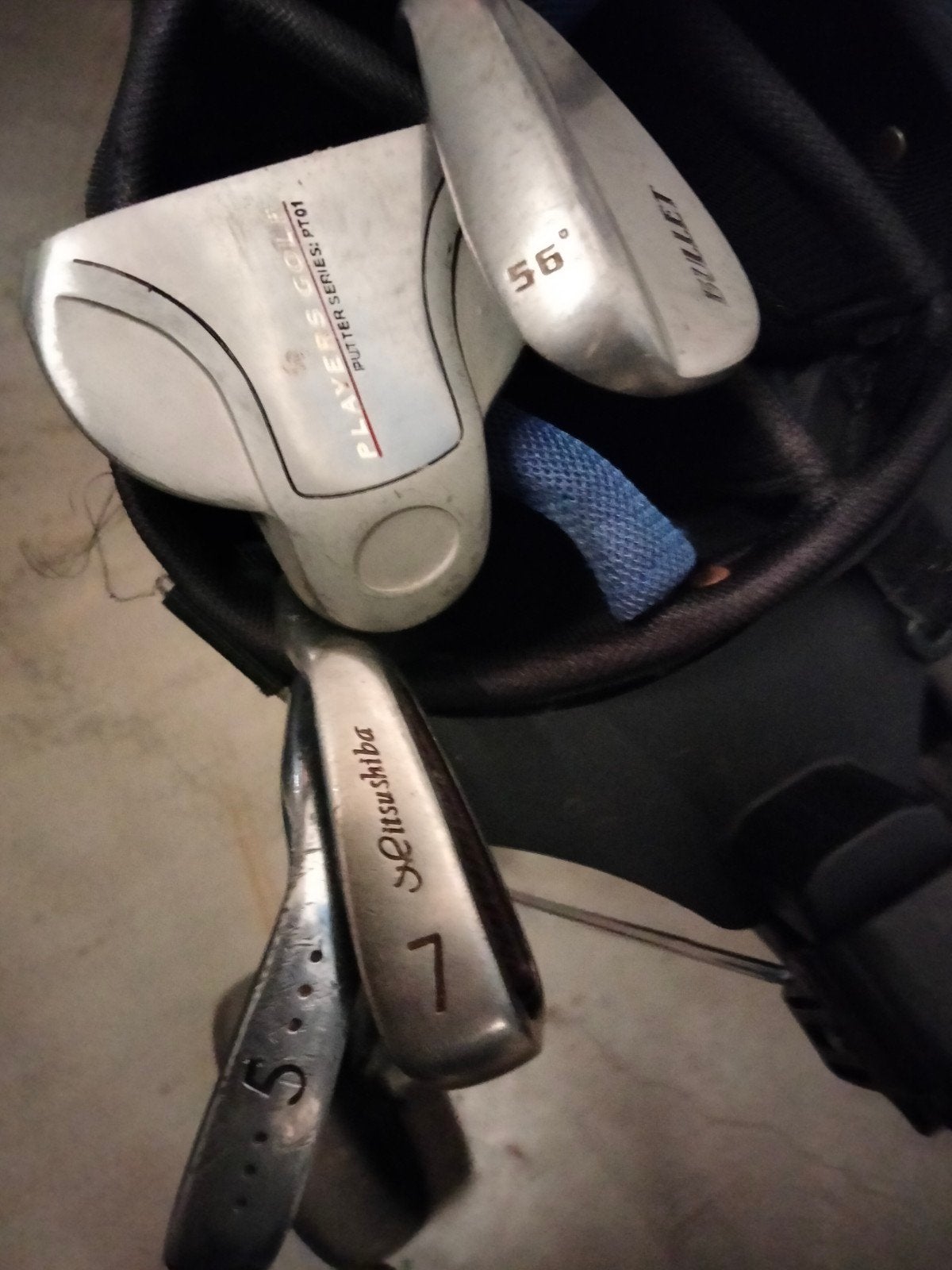 Complete golfset met tas en trolley, Ophalen, Gebruikt, Set, Overige merken