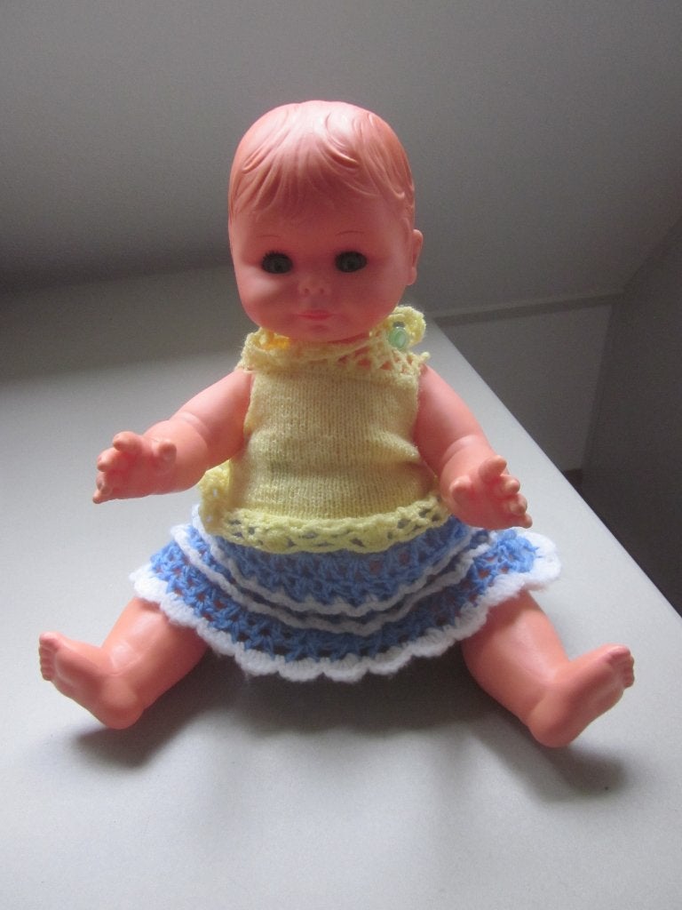 Furga pop gemodelleerd haar, blauwe slaapogen 20 252, Kinderen en Baby's, Speelgoed | Poppen, Ophalen of Verzenden, Zo goed als nieuw
