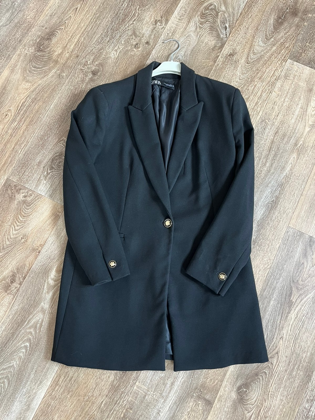 Blazer dames zwarte blazer zara, Zwart, Maat 46/48 (XL) of groter, Ophalen of Verzenden, Zo goed als nieuw