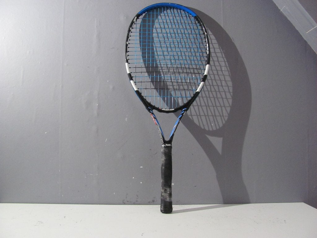 Kinder tennisracket van Babolat Roddick junior 145, Sport en Fitness, Tennis, Ophalen of Verzenden, Zo goed als nieuw, L0, Racket