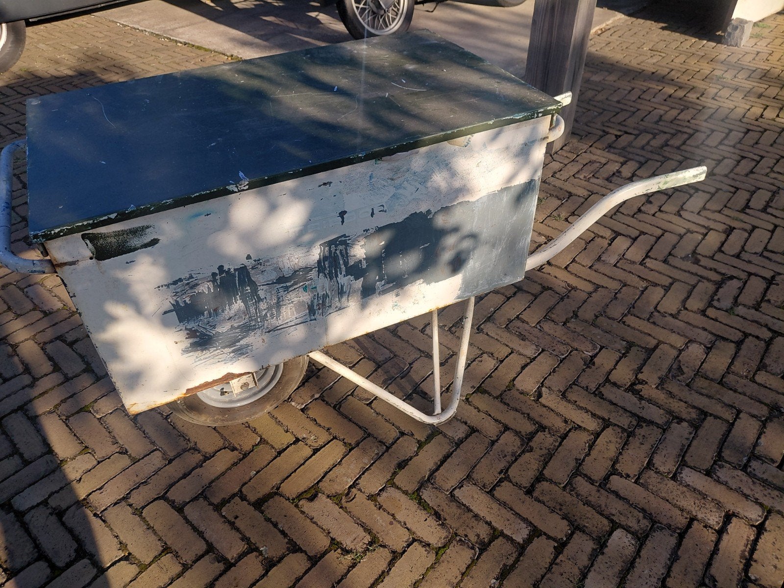 gereedschap  kruiwagen, Tuin en Terras, Kruiwagens, Ophalen of Verzenden, Gebruikt