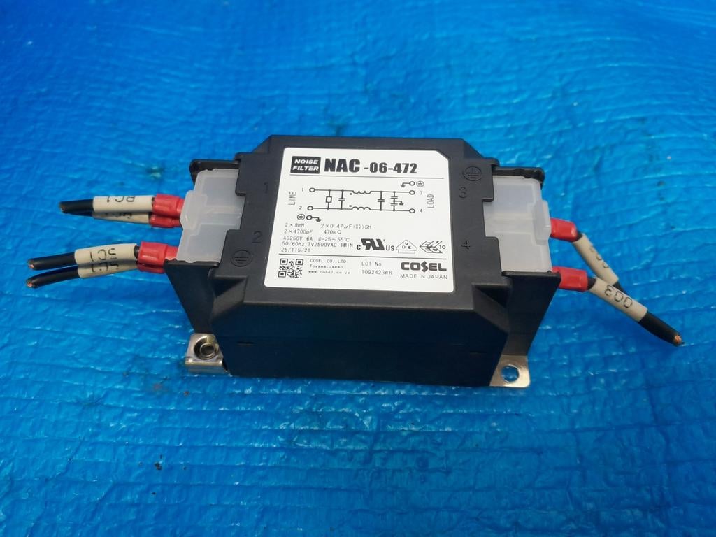 NAC-04-472 Noise filter Cosel ruisfilter stroomfilter filter, Ophalen of Verzenden