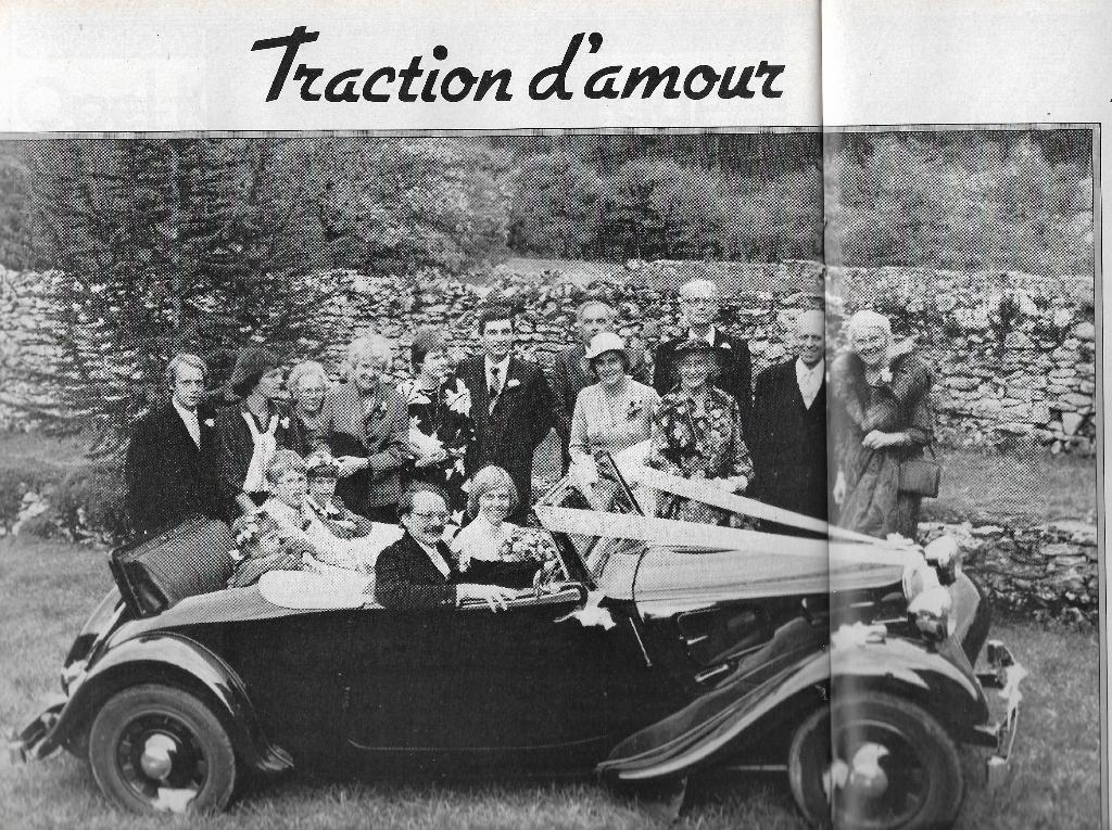 Reportage CITROËN Traction d'amour, 1983, Autovisie., Ophalen of Verzenden, Zo goed als nieuw, Autovisie, Citroën