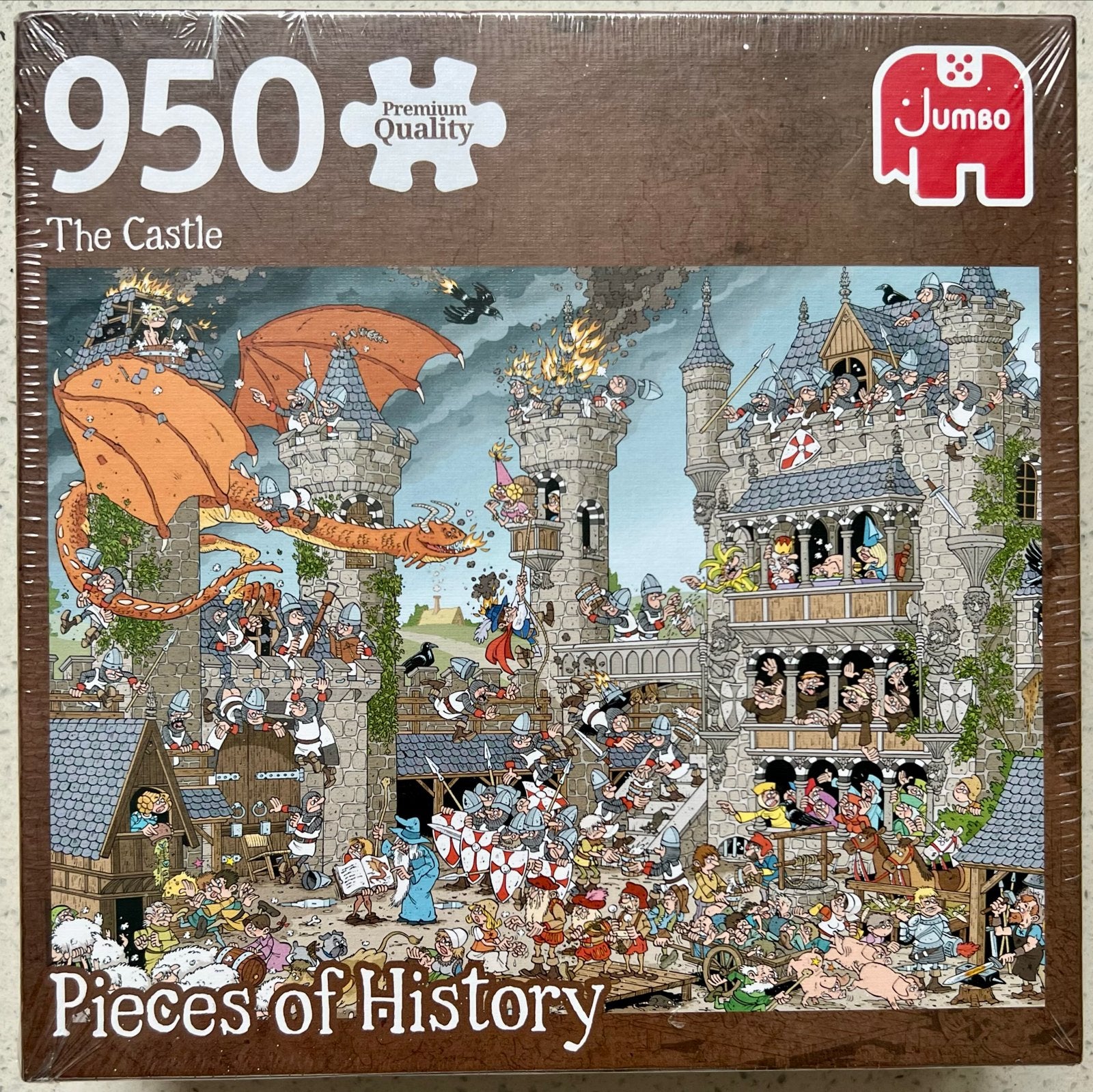 Puzzel “The Castle” 950 st. Rob Derks/Jan v Haasteren NIEUW, Ophalen of Verzenden, Nieuw