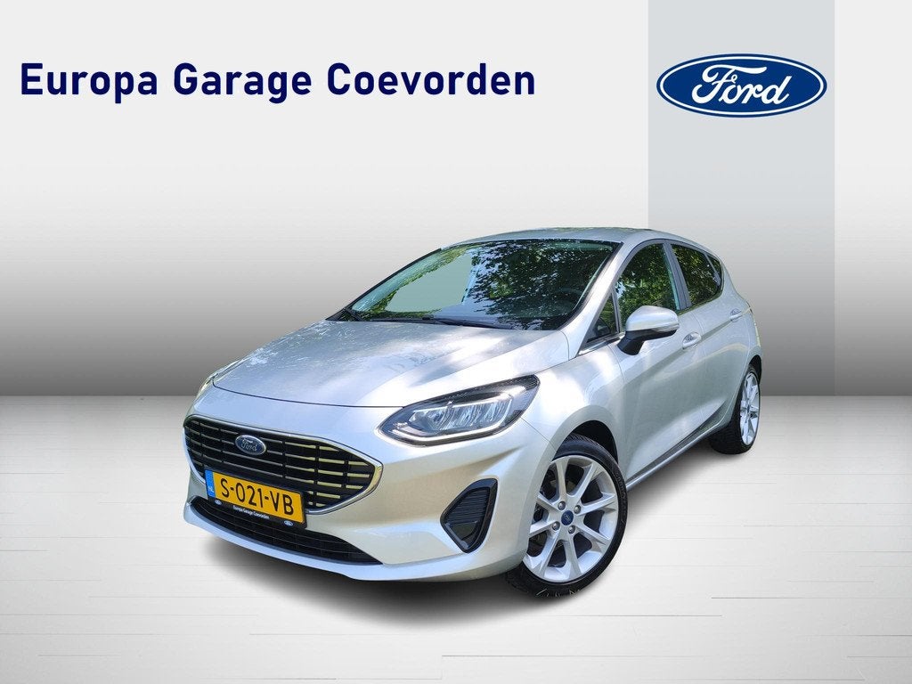 Ford Fiesta 1.0 EB 125PK Hybrid Titanium Automaat | WINTERPA, Euro 6, Bedrijf, 19 km/l, Automatische klimaatregeling