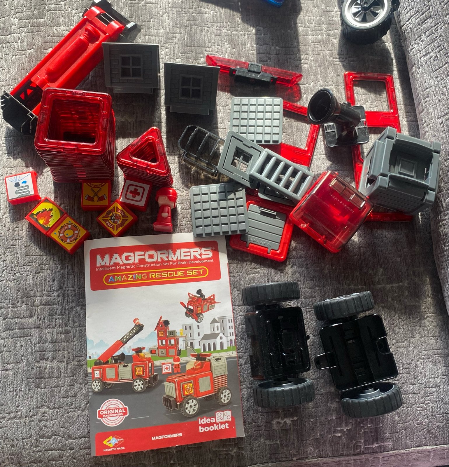 5 sets Magformers - Politie en Brandweer (niet compleet), Ophalen, Gebruikt, Overige merken