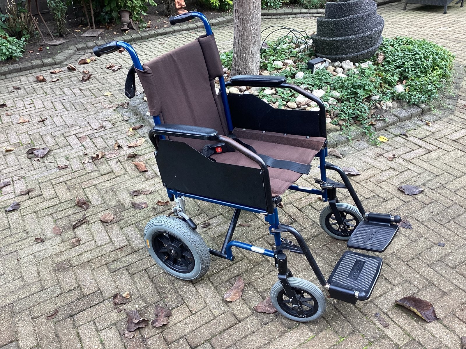 Rolstoel EXCEL, Ophalen, Inklapbaar, Gebruikt, Duwrolstoel