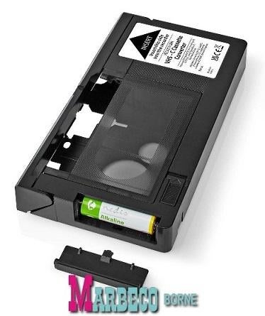VHS-C adapter cassette, VHS-C Converter, gemotoriseerd, Audio, Tv en Foto, Nedis, Nieuw, Info@marbeco.nl, Ophalen of Verzenden