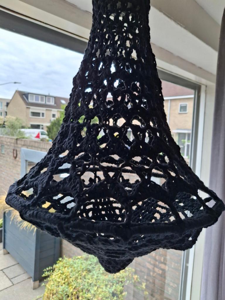 Gehaakte kroonluchter met solarlampje, Ophalen, Nieuw