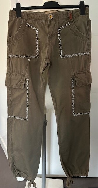 Fantastisch aparte broek Phard groen maat 28/S, Verzenden, Phard, Zo goed als nieuw, Maat 36 (S)