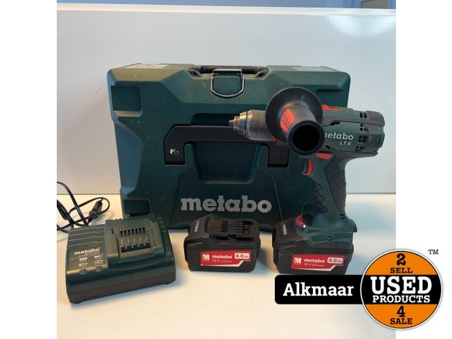 Metabo BS 18 LTX Boorschroefmachine 18V + 2x 4ah accu en lad, Metabo, Zo goed als nieuw, Support@metabo.com, Metabo Corporation, Metabo-Werke GmbH, 
72622 NÃ¼rtingen
Germany