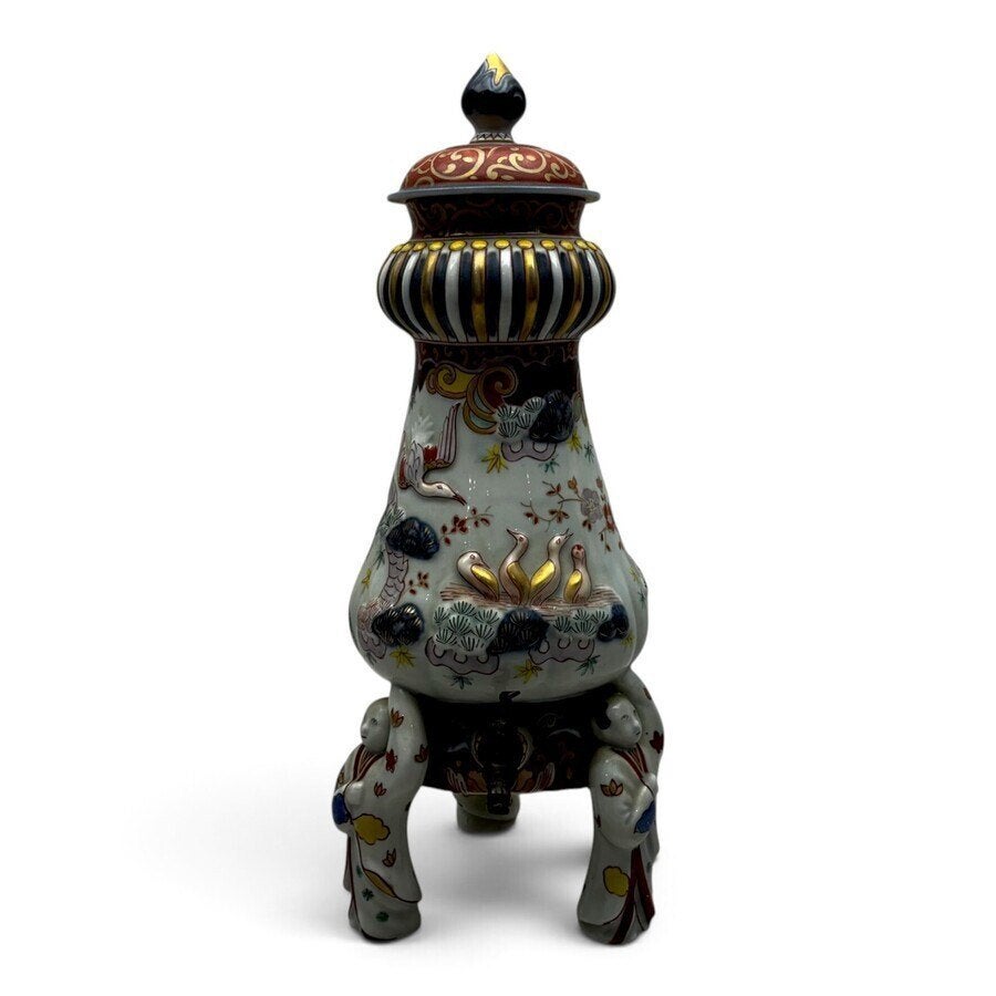 Porseleinen kraankan, Samson, Paris, 19e eeuw, Japans decor, Ophalen of Verzenden