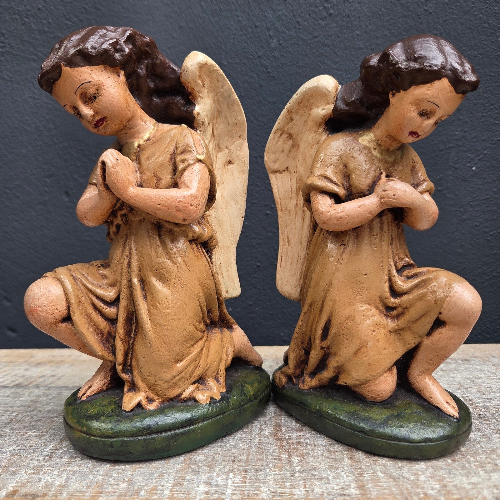 Brocante gipsen engelen, Ophalen of Verzenden