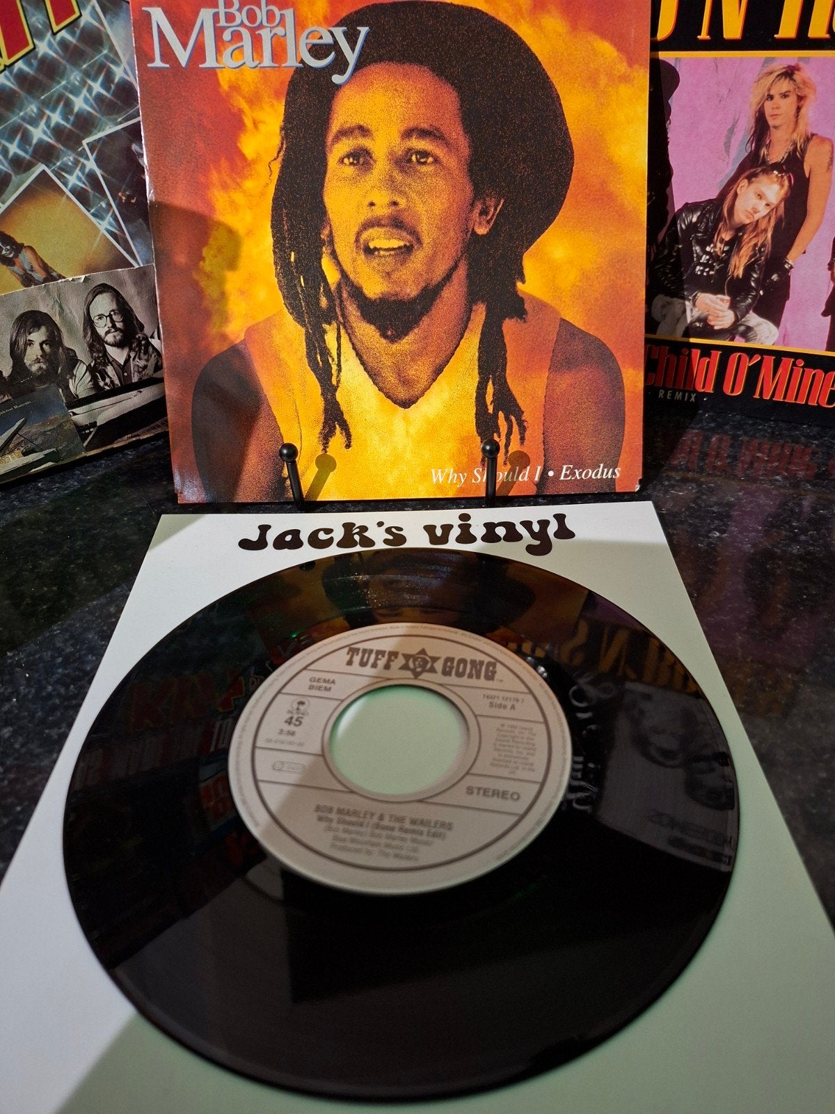 Bob Marley & The Wailers - Why Should I / Exodus 1992, 7 inch, Ophalen of Verzenden, Zo goed als nieuw, Beschermende buitenhoes