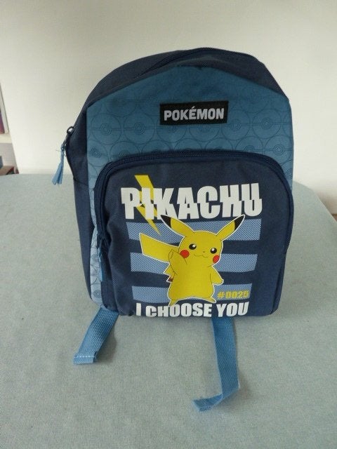 Pokemon – Blauwe Schooltas Pikachu - 2-Vaks rugzak, nieuw, Ophalen of Verzenden, Nieuw
