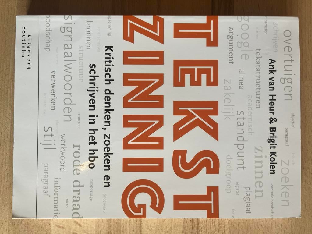 Tekstzinnig academisch schrijven, Boeken, Ophalen of Verzenden, Alpha, Zo goed als nieuw, WO