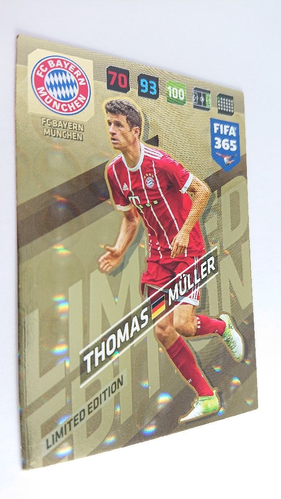 Panini - Adrenalyn FIFA 365 - 2017/2018 - Thomas Müller, Buitenlandse clubs, Spelerskaart, Verzenden, https://support.panini.it/?WEBSITE=pgroup&LANGUAGE=nl