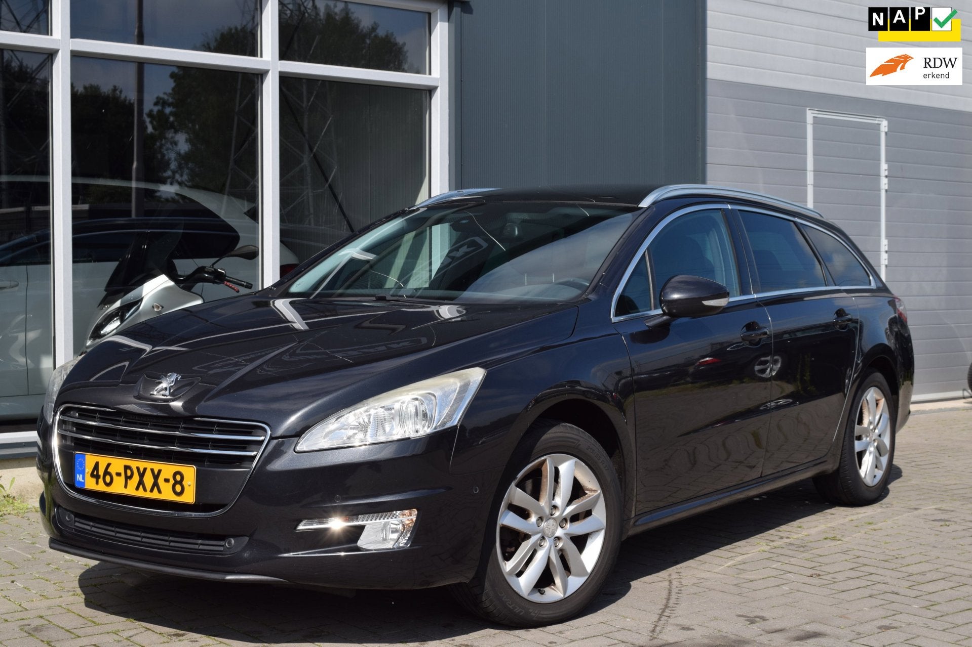 Peugeot 508 SW 1.6 THP Active | Pano | Navi | Clima | APK 7-, Auto's, Voorwielaandrijving, Zwart, Origineel Nederlands, Handgeschakeld