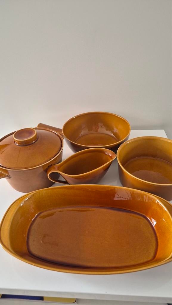 Retro Ovenschalen Royal Sphinx, Ophalen of Verzenden, Aardewerk, Overige stijlen, Schaal of Schalen