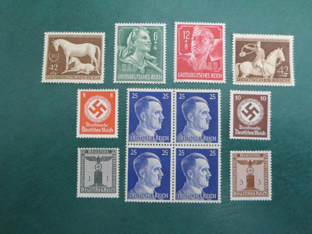 Duitse Rijk WO2   Kaveltje NR 9, Postzegels en Munten, Verzenden, Duitse Keizerrijk