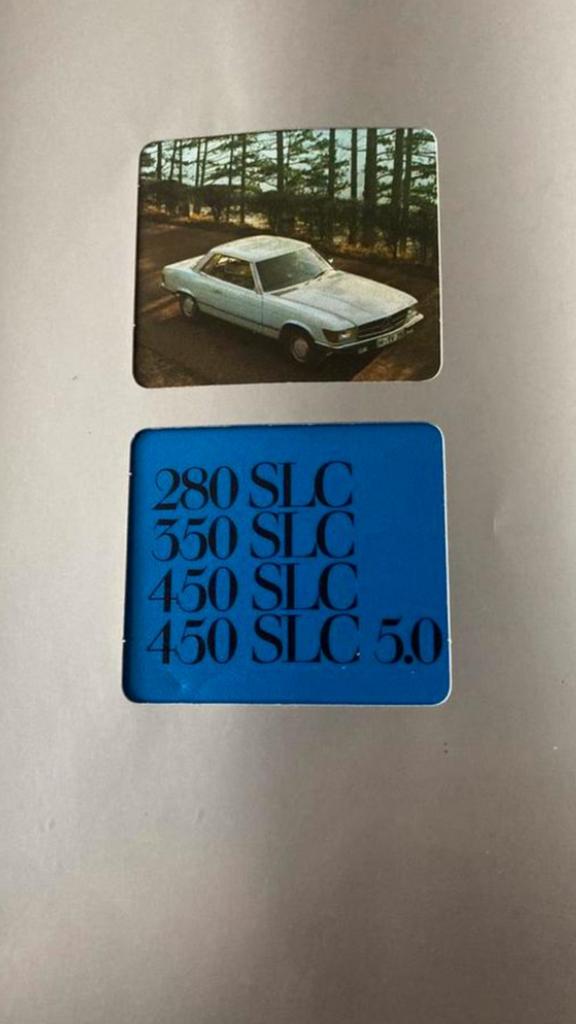 Mercedes SLC folder - Auto Visie 1976, 50 euro, Ophalen of Verzenden, Gelezen, Mercedes