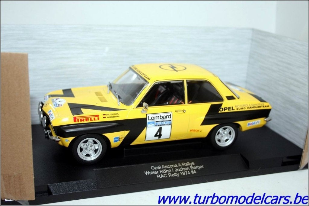 Opel Ascona A RAC Rally 1/18 MCG, Ophalen of Verzenden, Nieuw, Auto, Overige merken