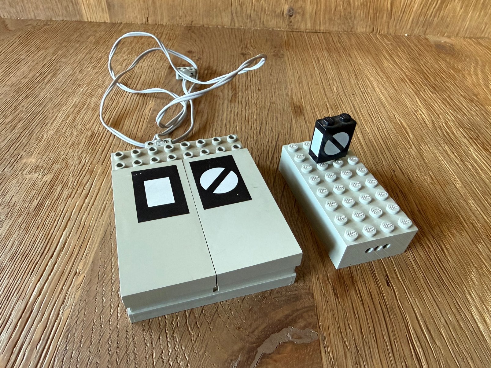 Lego 12 volt schakelaar + afstandsbediening wissel treinbaan, Ophalen of Verzenden, Gebruikt