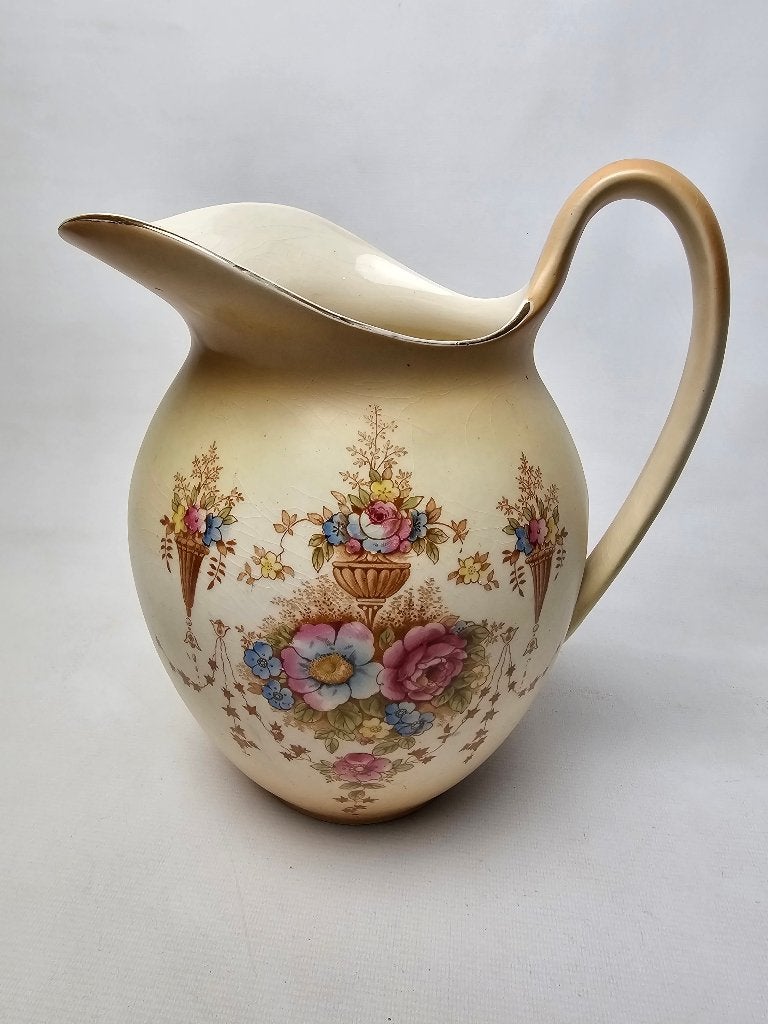 # Antieke S. Fieldings & Co. Crown Devon Pitcher, Antiek en Kunst, Ophalen