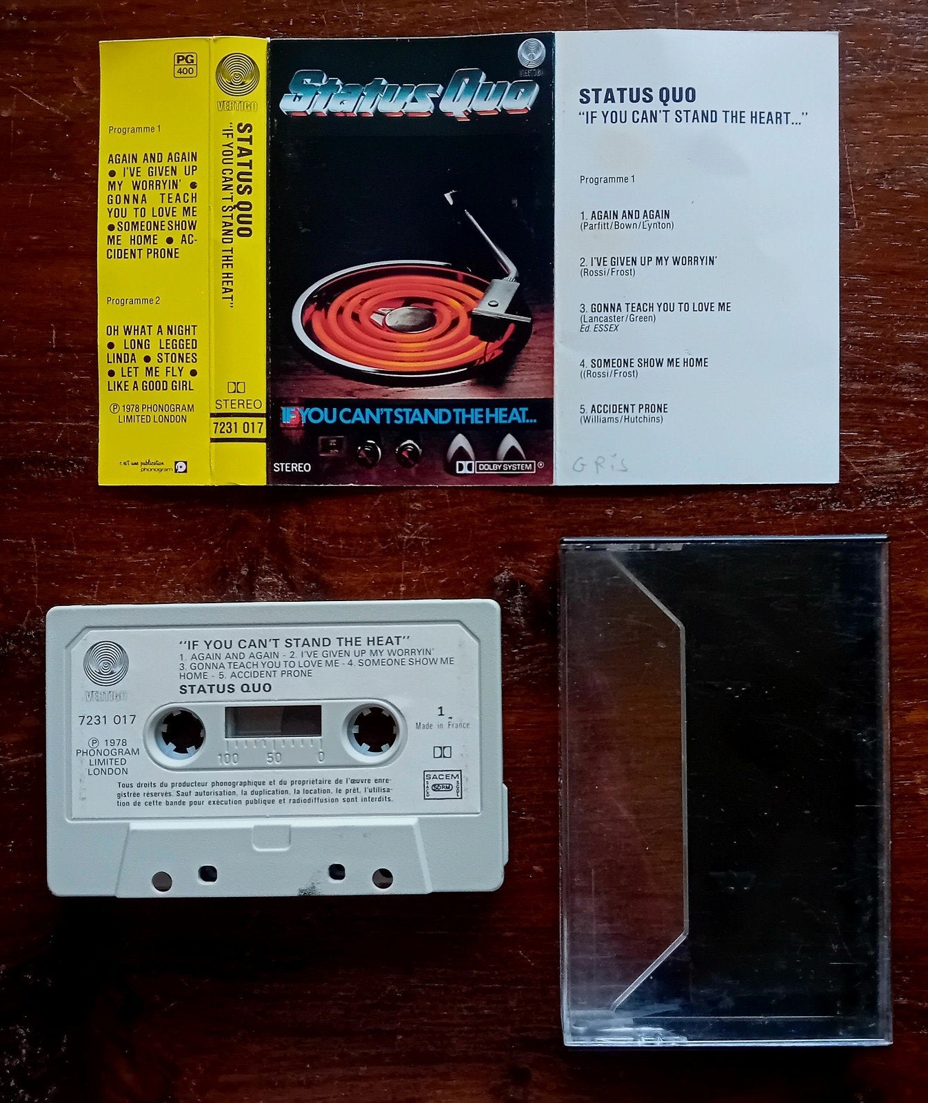 Status Quo - If you can't stand the heat cassette tape RARE, Cd's en Dvd's, Ophalen of Verzenden, Gebruikt, Rock en Metal, 1 bandje