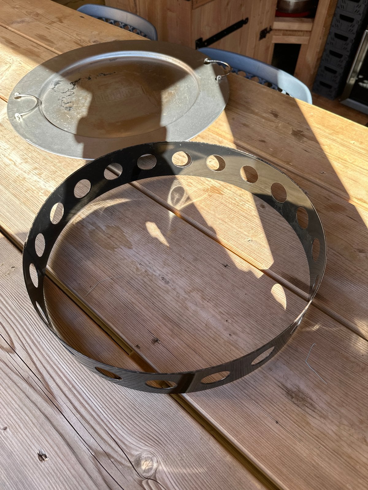 Weber diffusor plate voor indirect grillen, Tuin en Terras, Ophalen, Zo goed als nieuw