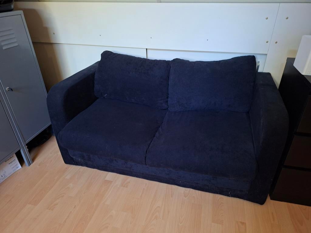 Zwarte slaapbank 140x80x80 cm, Ophalen