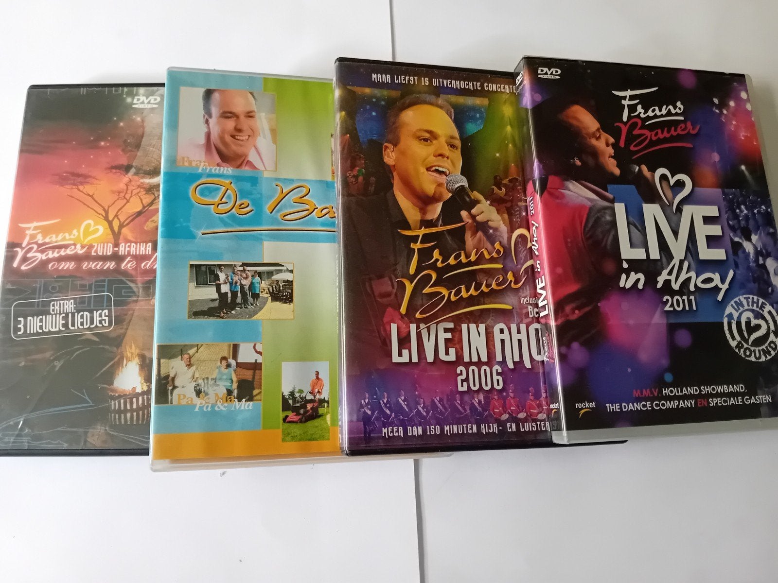 Frans Bauer 4  DVD'S collectie - Live concert en specials, Gebruikt, Verzenden, Alle leeftijden, Nederlands