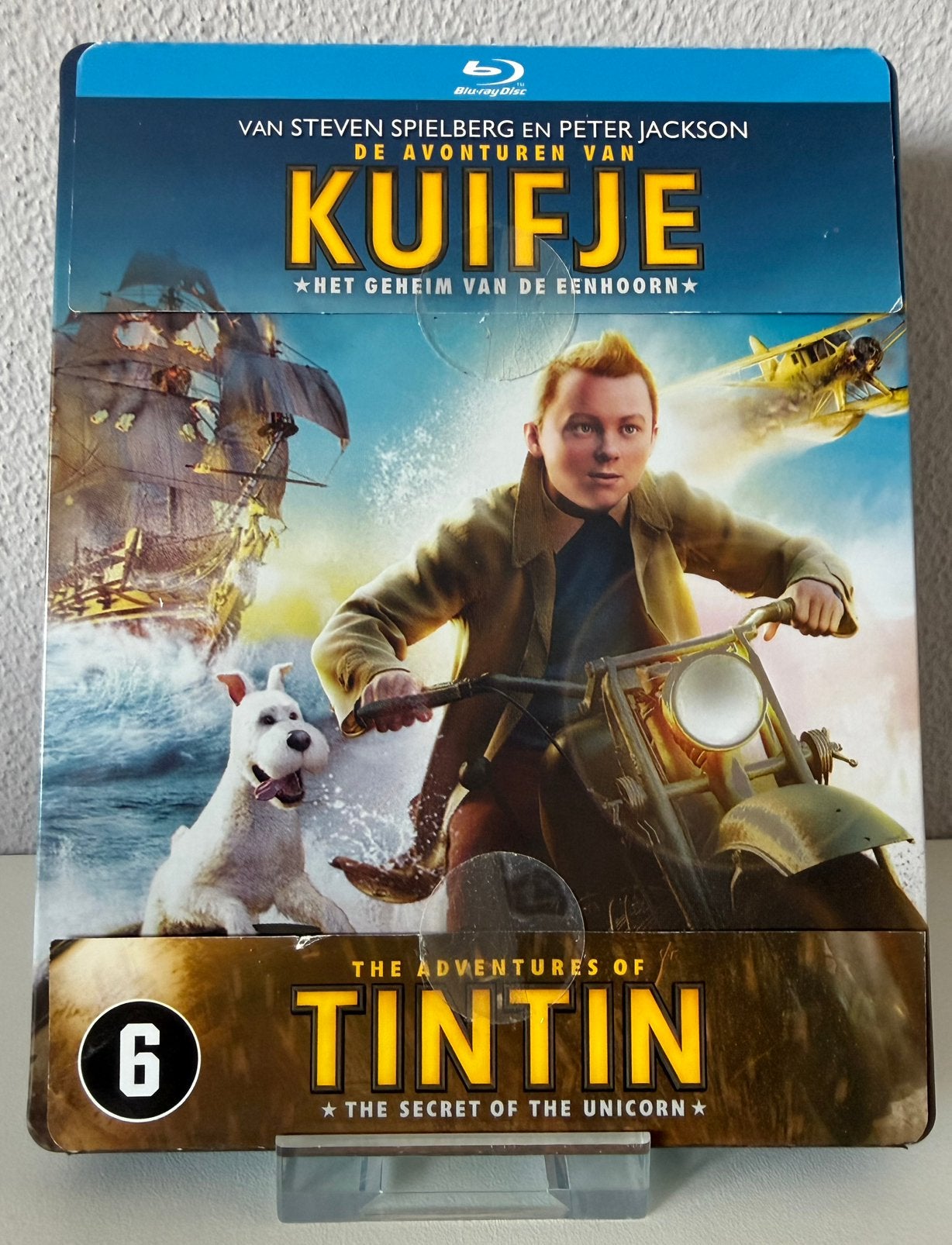 Kuifje Blu Ray Steelbook NLO, Cd's en Dvd's, Blu-ray, Verzenden, Nederlands, Film, Blu-ray