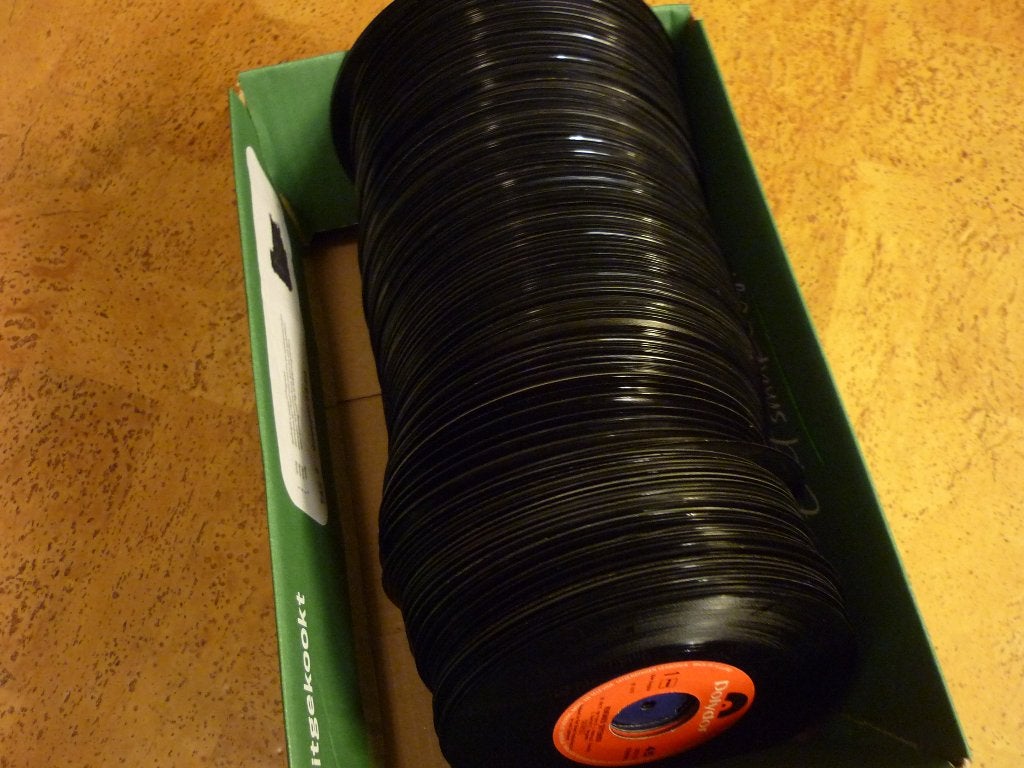 1040a Partijtje singles; 135 stuks zonder hoes, Cd's en Dvd's, Ophalen of Verzenden, Gebruikt, 7 inch, Pop