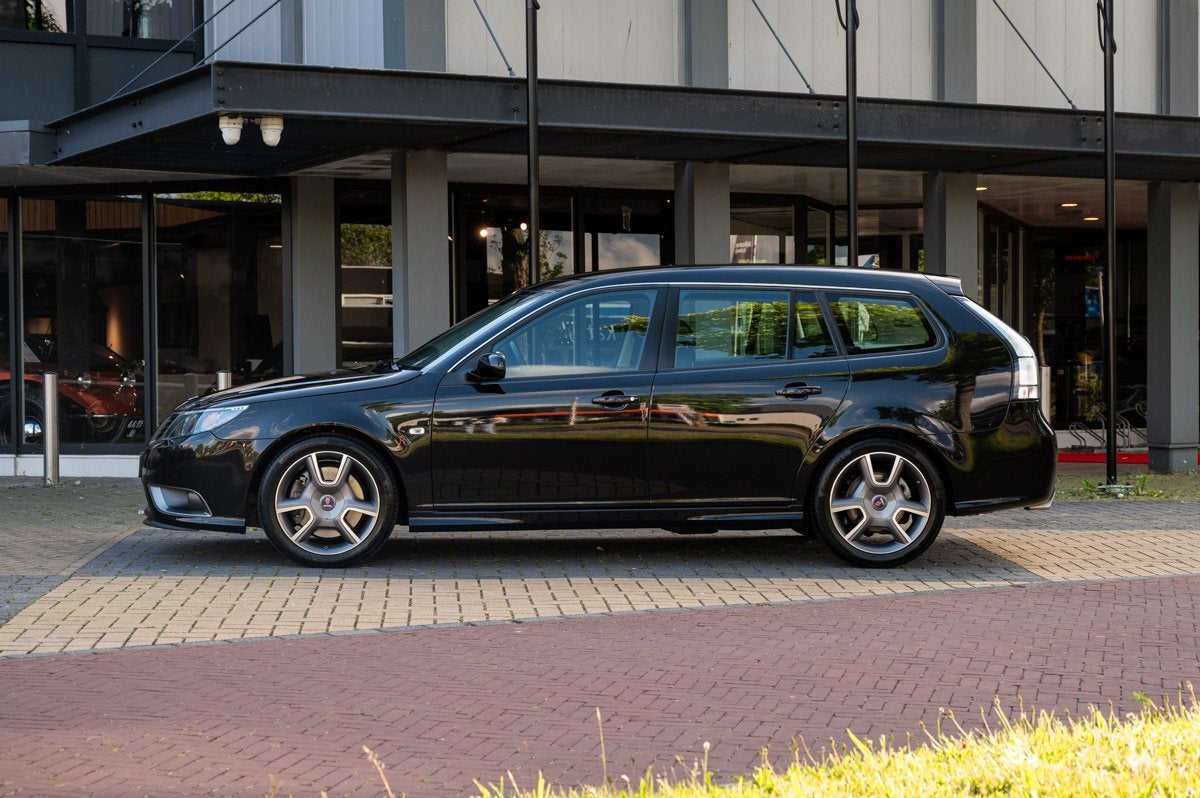 Saab 9-3 Sport Estate 2.8 Turbo X V6 Aero XWD (bj 2008), Auto's, Saab, Lederen bekleding, Gebruikt, Overige kleuren, Handgeschakeld