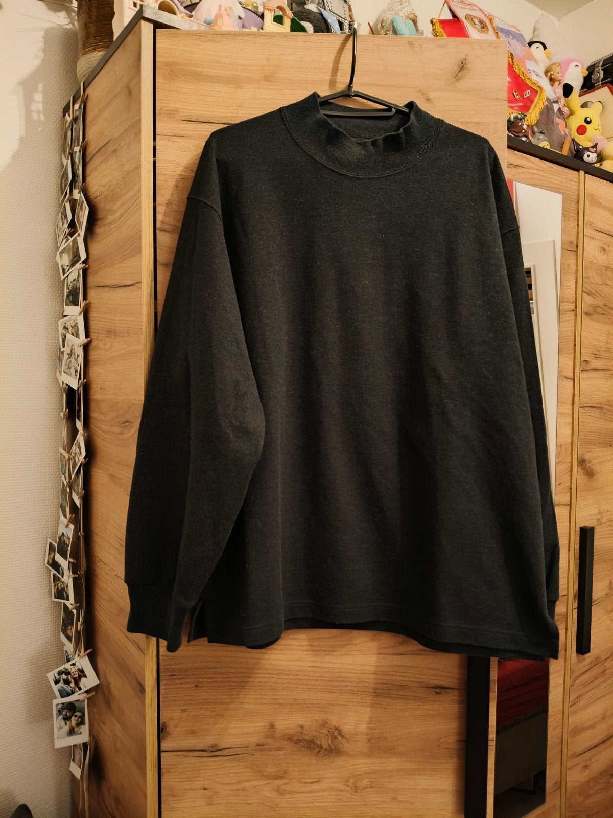 Uniqlo mock neck trui donkergrijs XL, Uniqlo, Maat 56/58 (XL), Ophalen of Verzenden, Zo goed als nieuw