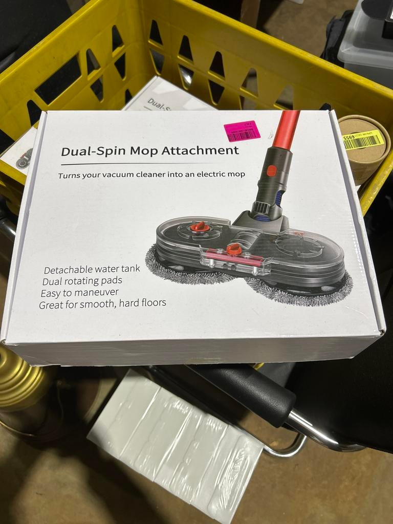 Dual-Spin Dweil Opzetstuk voor Stofzuiger, Witgoed en Apparatuur, Ophalen of Verzenden, Nieuw