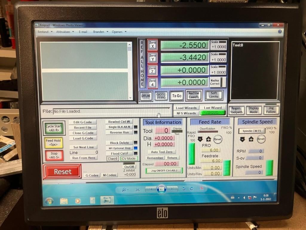 CNC Elo 15 inch touchscreen monitor – zeer geschikt voor CNC, Ophalen of Verzenden, Gebruikt, Elektrisch, Overige soorten