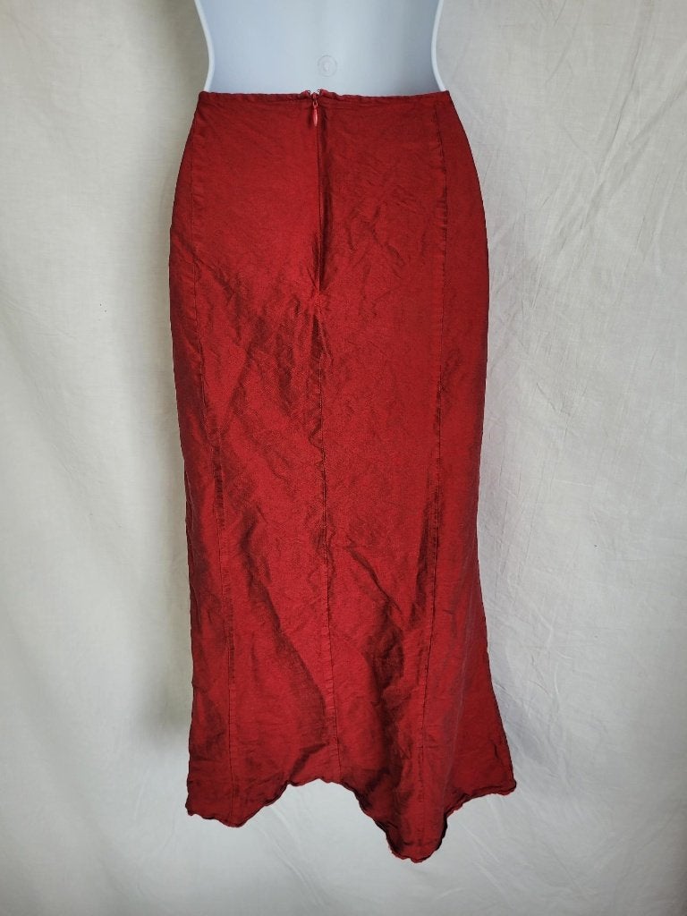 Mooie lange rode rok mt M, Kleding | Dames, Maat 38/40 (M), ., Ophalen of Verzenden, Zo goed als nieuw