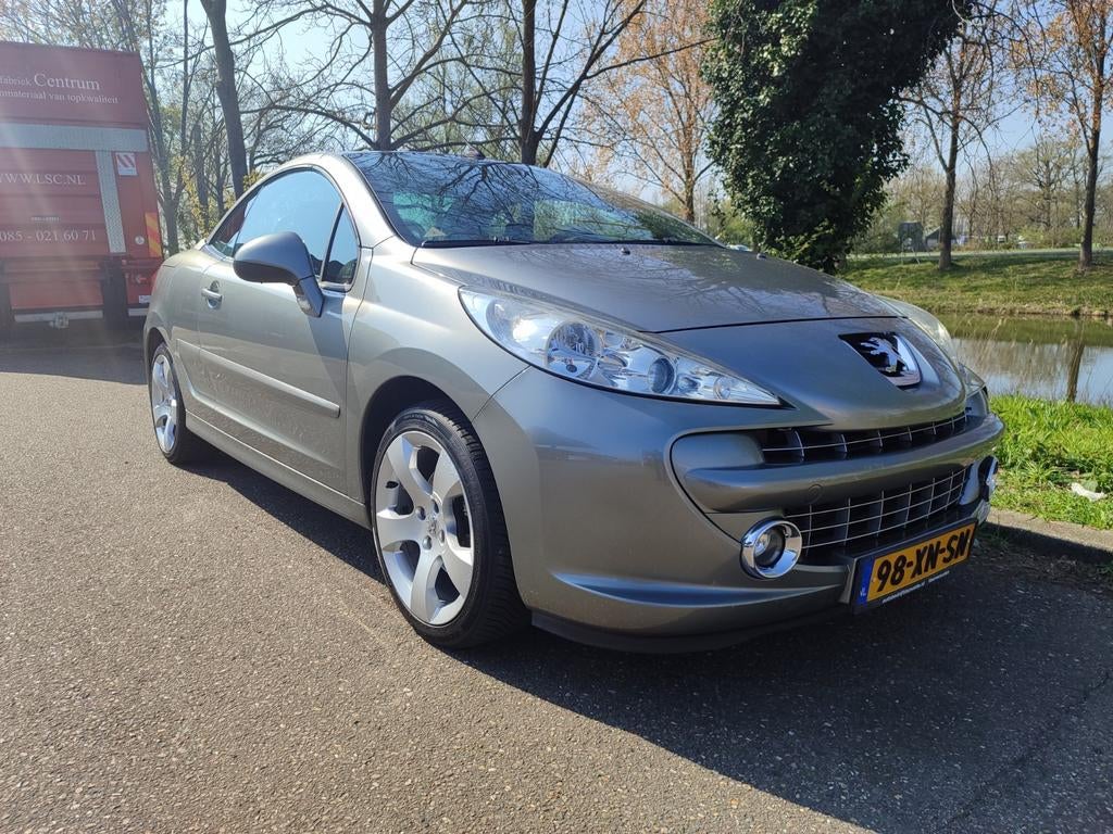 Peugeot 207CC Cabriolet 1.6 16V 2007 Grijs, Voorwielaandrijving, 4 cilinders, Cabriolet, 4 stoelen