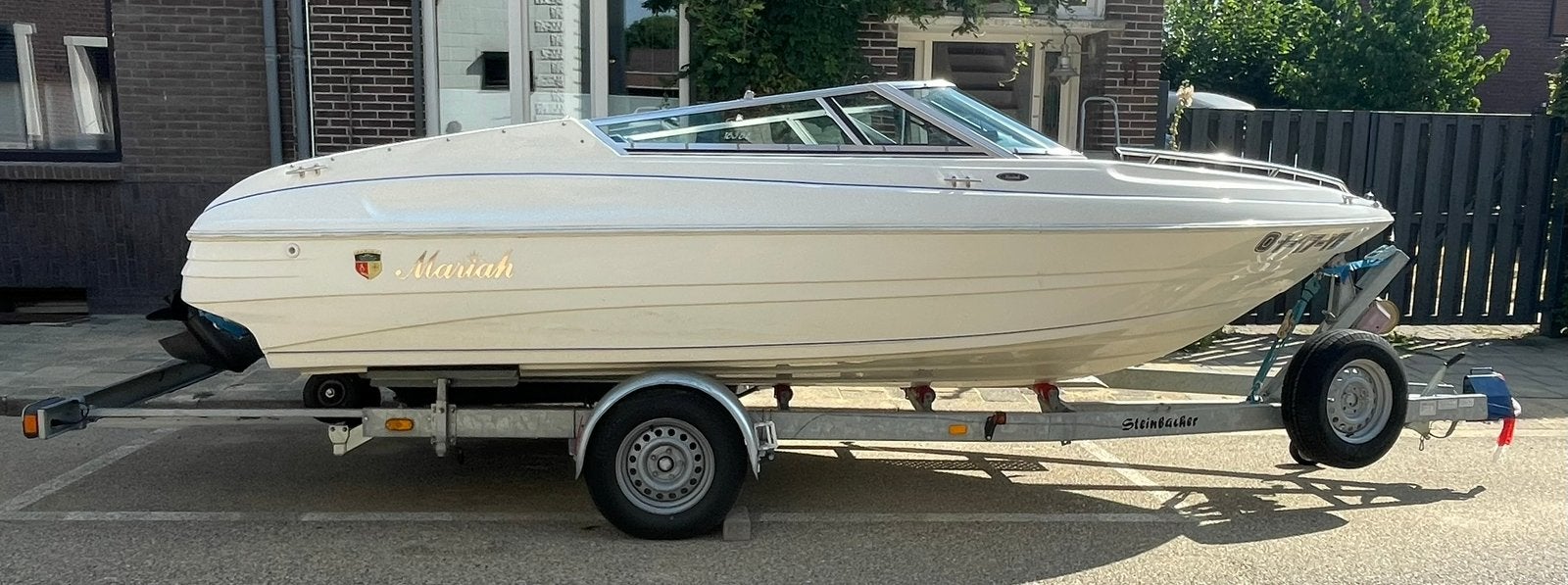 Mariah 6 persoons speedboot goede staat met trailer, Watersport en Boten, Speedboten, Overige merken, Gebruikt, Binnenboordmotor