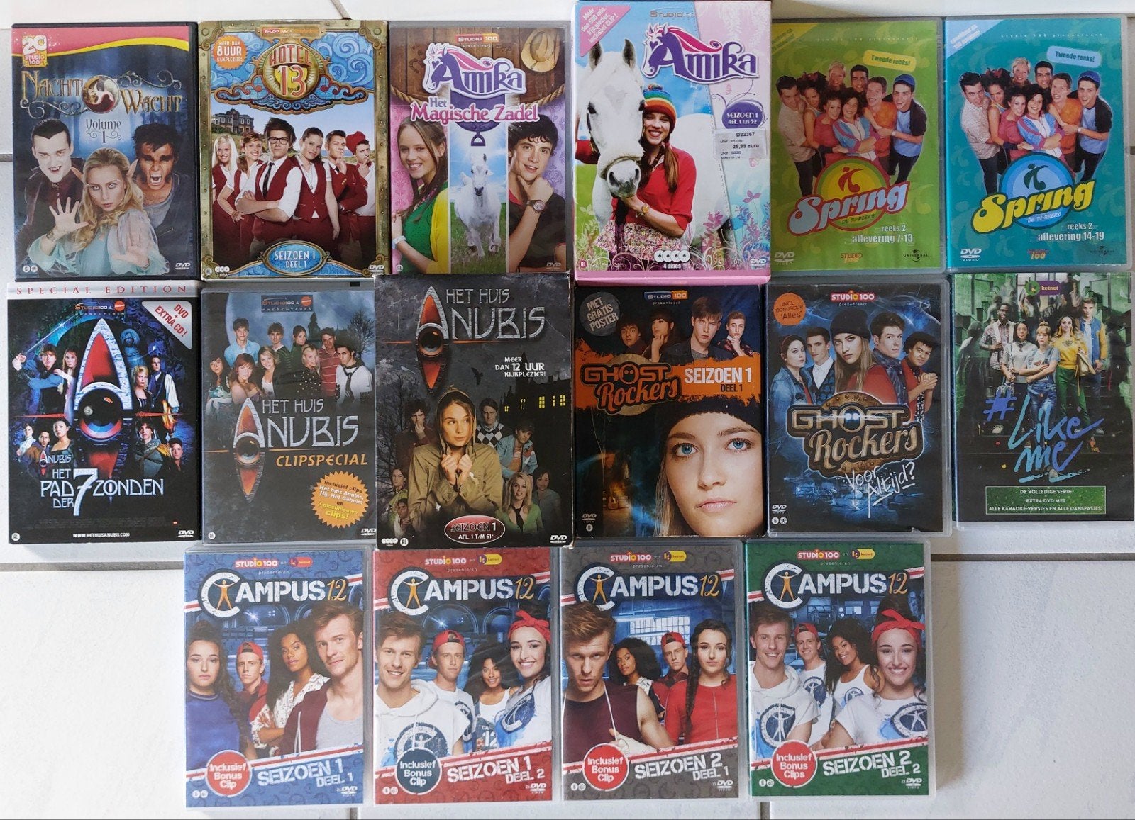 Dvd's Nachtwacht huis Anubis Spring Ghostrockers Amika

Nach, Alle leeftijden, Ophalen of Verzenden, Zo goed als nieuw