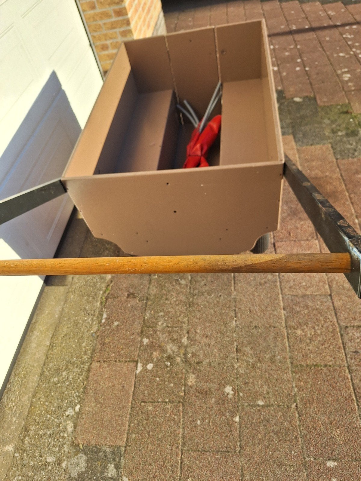 Ruime solide bolderkar voor kinderen en materialen, Ophalen, Zo goed als nieuw