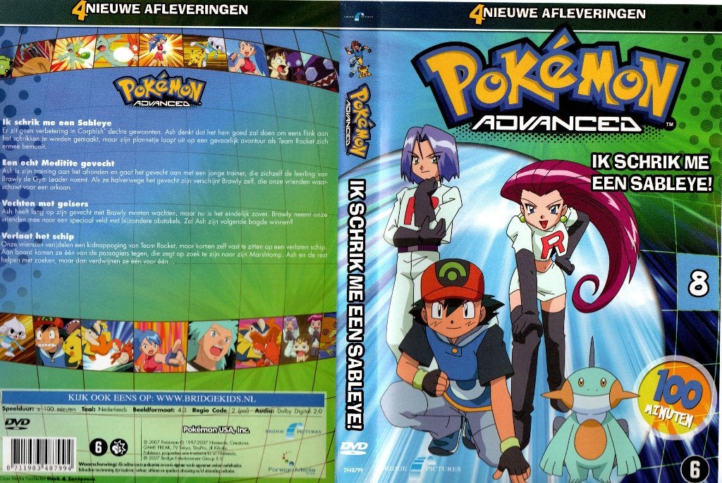 Pokémon advanced, ik schrik me een sableye!, Vanaf 6 jaar, Ophalen of Verzenden, Zo goed als nieuw