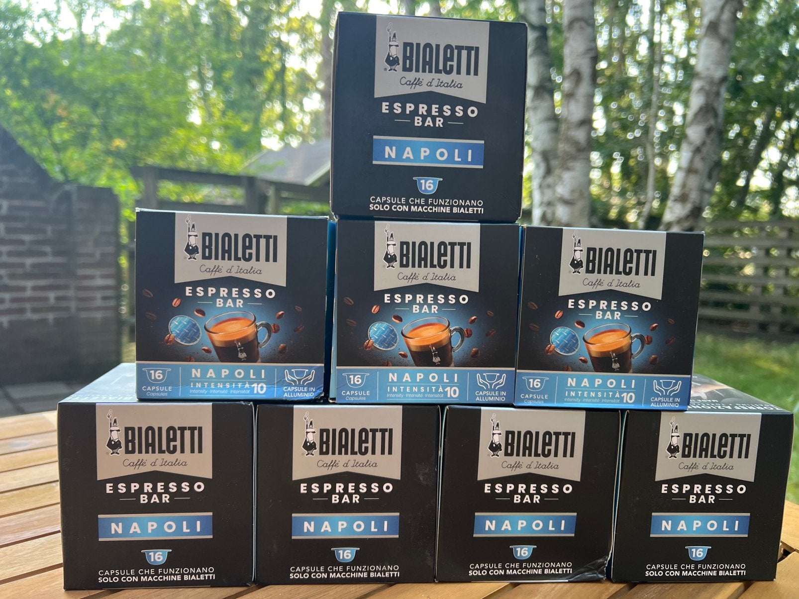 256 Bialetti Napoli Koffie Capsules, Verzenden