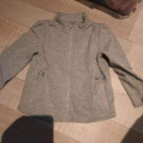 104 grijs vest, Verzenden, Zo goed als nieuw, Meisje, Trui of Vest