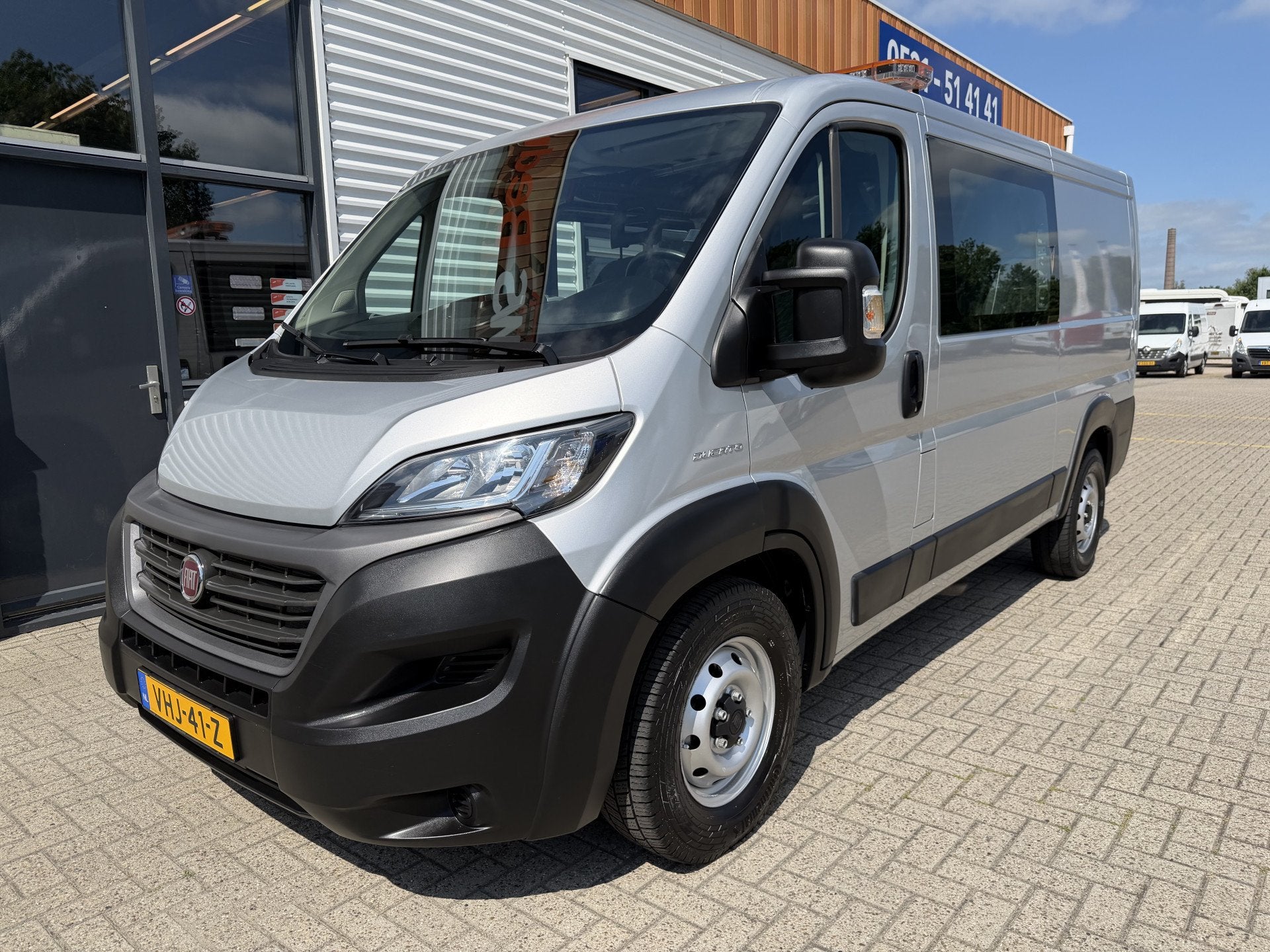Fiat Ducato Maxi 35H 2.3 MultiJet L2H1 DC 5 persoons / trekh, Auto's, Voorwielaandrijving, 15 km/l, Gebruikt, Met garantie (alle)