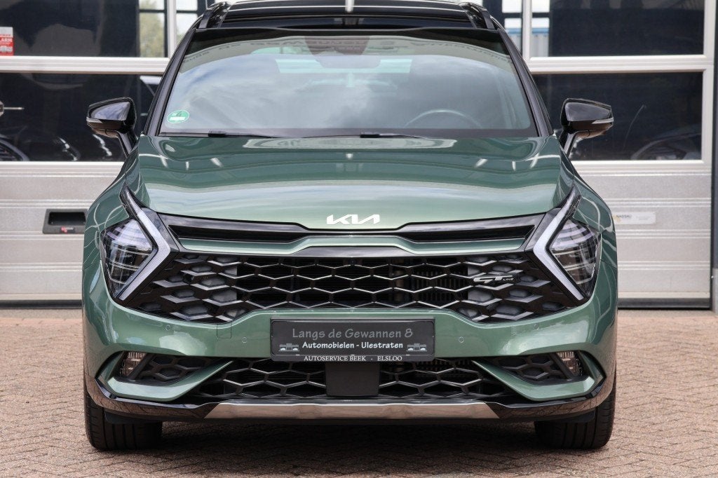 Kia SPORTAGE 1.6 T-GDI MHEV GT line automaat, panorama, harm, Auto's, Gebruikt, 4 cilinders, 1650 kg, Leder